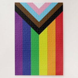 Puzzle Bandera progresista LGBTQIA