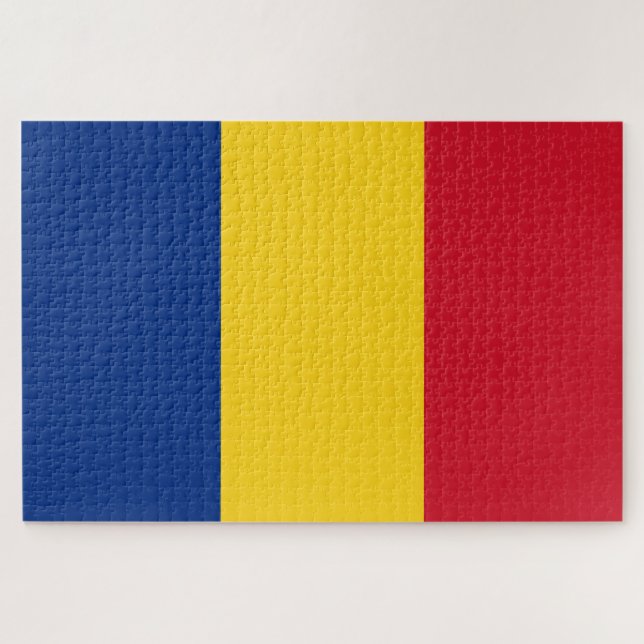 Puzzle Bandera rumana (Rumania) (Horizontal)
