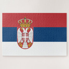 Puzzle Bandera serbia