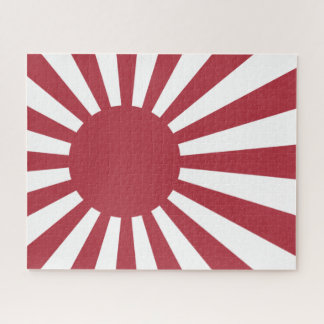 Puzzle Bandera solar imperial en ascenso de Japón, Edo a 