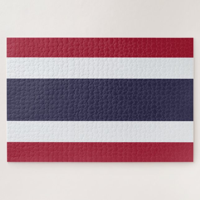 Puzzle Bandera tailandesa (Tailandia) (Horizontal)