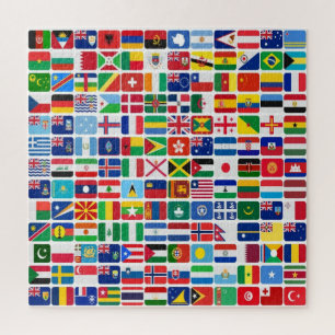 Puzzle Banderas de la nación de todos los países del mund