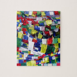 Puzzle Banderas de la oración budista tibetana