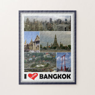Puzzle Bangkok - I Love - Tailandia -