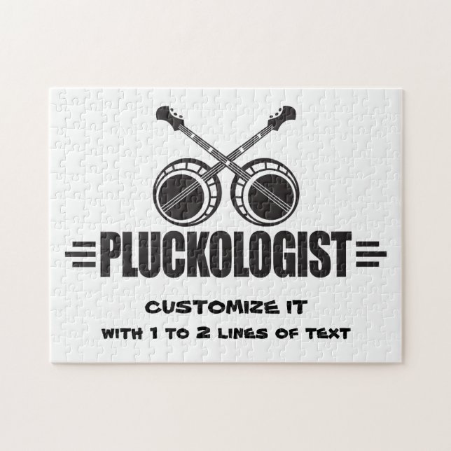 Puzzle Banjo divertido (Horizontal)