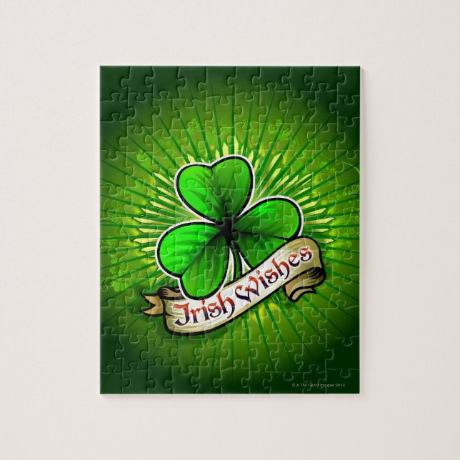 Puzzle Banner de "Deseos Irlandeses" (Vertical)