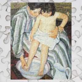 Puzzle Baño infantil de Mary Cassatt Vintage Impressionis
