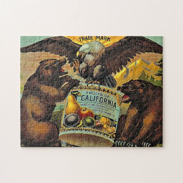 Puzzle Baños de fruta de California (Horizontal)