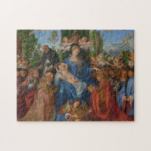 Puzzle Banquete de las guirnaldas color de rosa, 1506