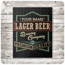 Bar de etiquetas personalizadas Lager Beer Brewing
