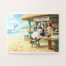 Puzzle Bar de playa del pingüino