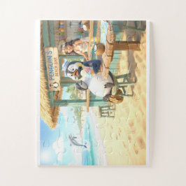 Puzzle Bar de playa del pingüino