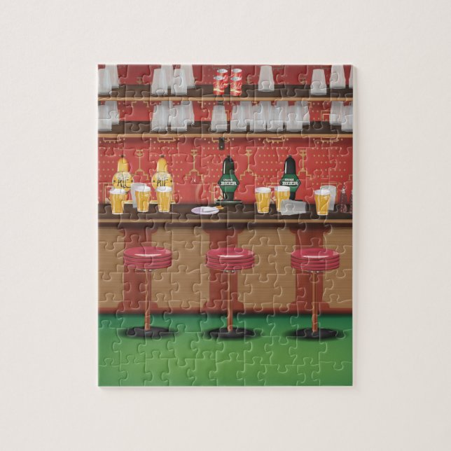 Puzzle Bar de Pub Británico (Vertical)
