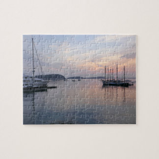 Puzzle Bar Harbour Ships al amanecer I