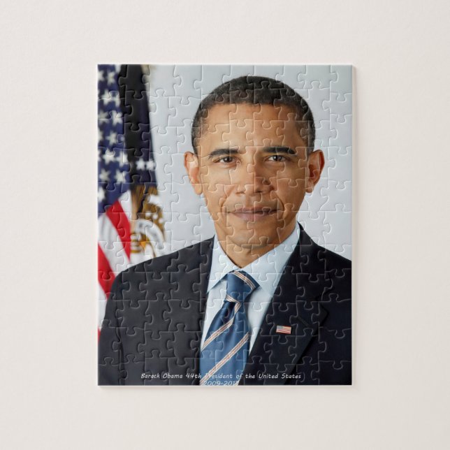 Puzzle Barack Obama 44° presidente de Estados Unidos (Vertical)