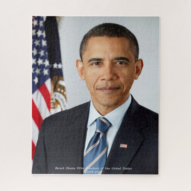 Puzzle Barack Obama 44° presidente de Estados Unidos (Vertical)