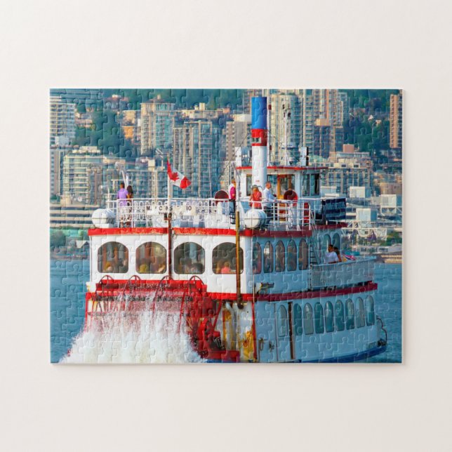 Puzzle Baraja Barco Vancouver. (Horizontal)
