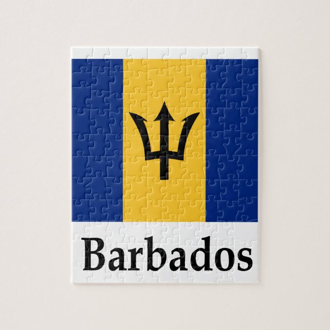 Puzzle Barbados señalan por medio de una bandera y (Vertical)