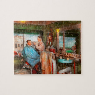 Puzzle Barbero - Recibiendo un corte 1942