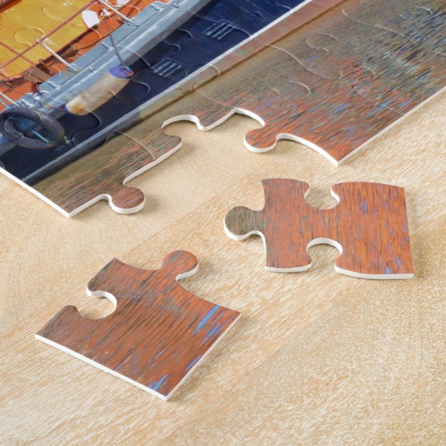Puzzle Barca de salvamento histórica británica (Lado)