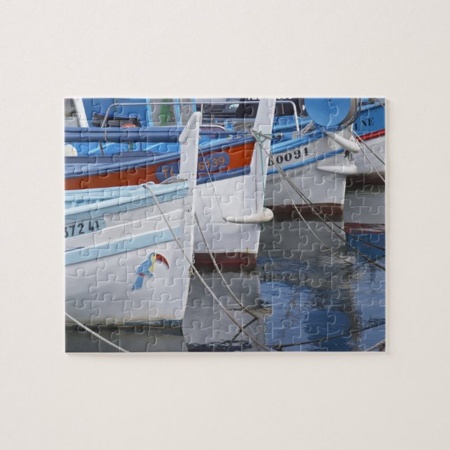 Puzzle Barcas de pesca típicas de Provenza pintadas en 2 (Horizontal)