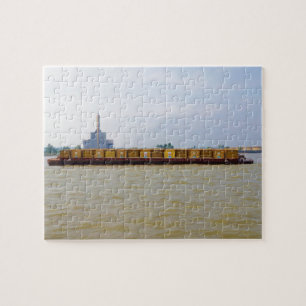 Puzzle Barcaza de contenedores