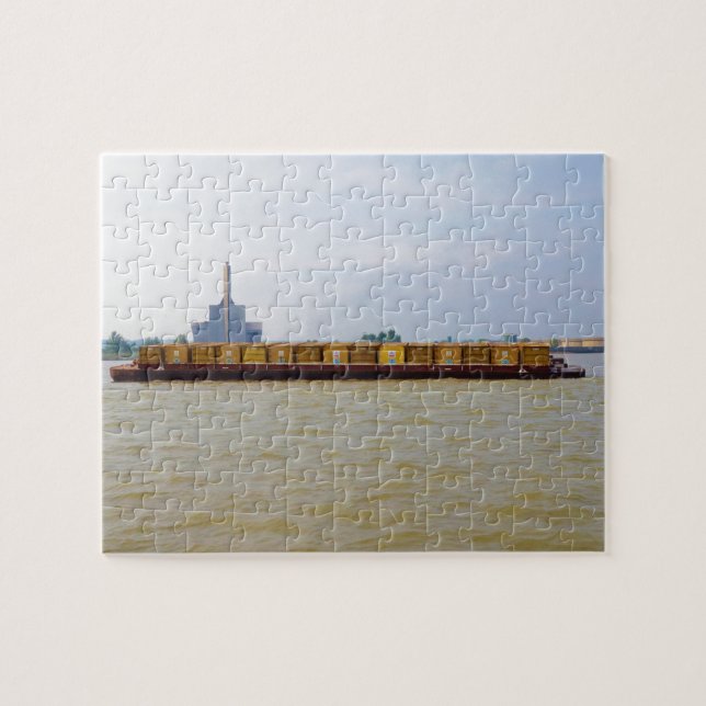 Puzzle Barcaza de contenedores (Horizontal)