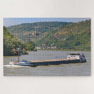 Puzzle Barcaza en el río Rin 2