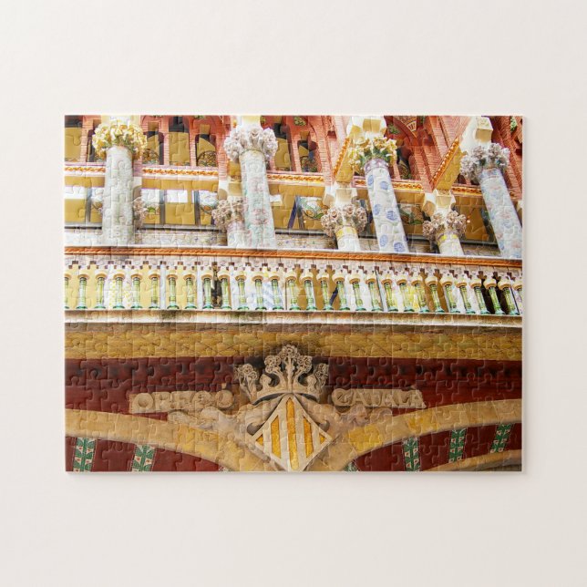 Puzzle Barcelona España Colorida fotografía de arquitectu (Horizontal)