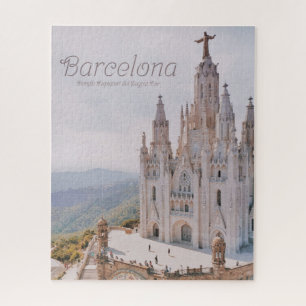 Puzzle Barcelona España Templo Expiatori del Sagrat Cor