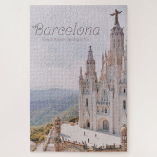 Puzzle Barcelona España Templo Expiatori del Sagrat Cor