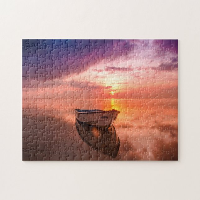 Puzzle Barco anclado. (Horizontal)