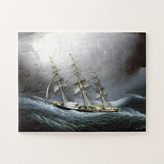 Puzzle Barco Clipper Cabo de Hornos James Edward Buttersw (Horizontal)