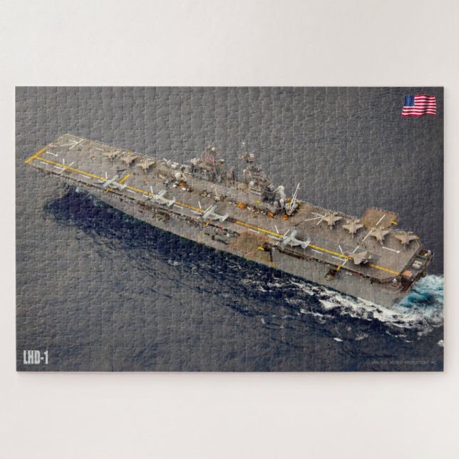 Puzzle BARCO DE ASALTO ANFIBIOSO - LHD 1 (20x30 PULGADAS) (Horizontal)