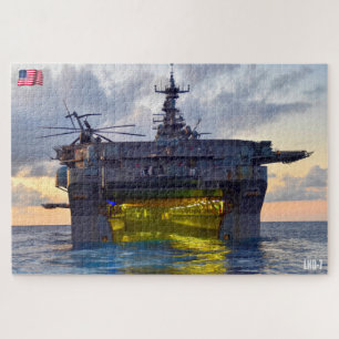 Puzzle BARCO DE ASALTO ANFIBIOSO - LHD 7 (20x30 PULGADAS)