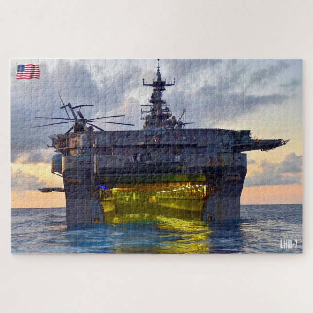 Puzzle BARCO DE ASALTO ANFIBIOSO - LHD 7 (20x30 PULGADAS) (Horizontal)