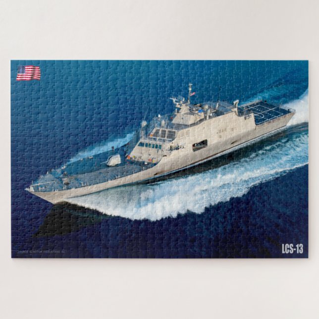 Puzzle BARCO DE COMBATE LITTORAL - LCS-13 (20x30 PULGADAS (Horizontal)
