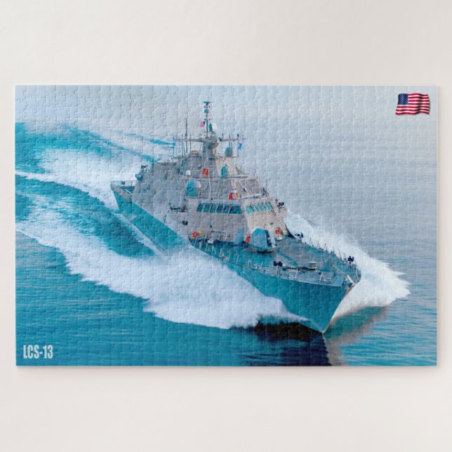 Puzzle BARCO DE COMBATE LITTORAL - LCS-13 (20x30 PULGADAS (Horizontal)