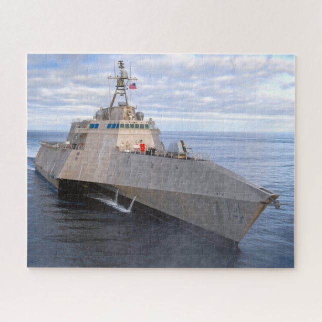 Puzzle BARCO DE COMBATE LITTORAL - LCS-14 (16x20 PULGADAS (Horizontal)
