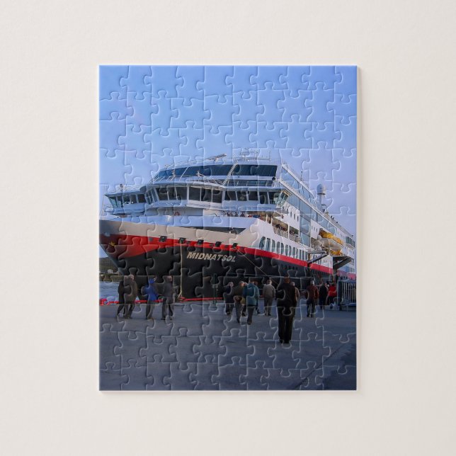 Puzzle Barco de cruceros noruego (Vertical)