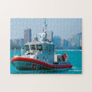 Puzzle Barco de la Guardia Costera.