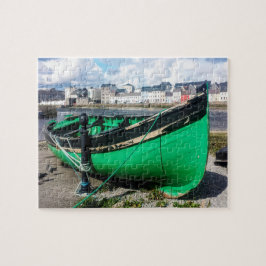 Puzzle Barco de Pesca Antiguo Galway Irlanda.