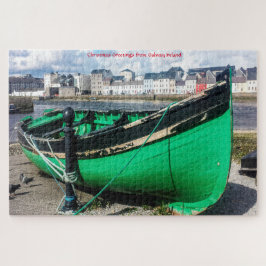 Puzzle Barco de Pesca Antiguo Galway Irlanda. Rompecabeza