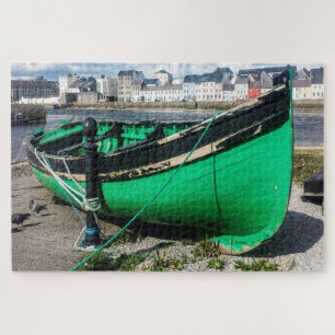 Puzzle Barco de Pesca Antiguo Galway Irlanda. Rompecabeza