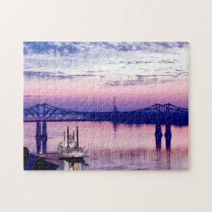 Puzzle Barco de vapor Natchez Mississippi.