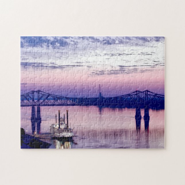 Puzzle Barco de vapor Natchez Mississippi. (Horizontal)