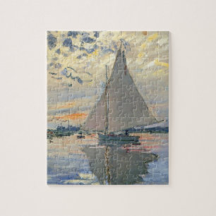 Puzzle Barco de vela de Monet Impresionismo Francés Arte 