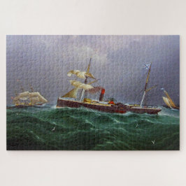 Puzzle Barco de Vela de Rueda de Paletas San Salvadore 18