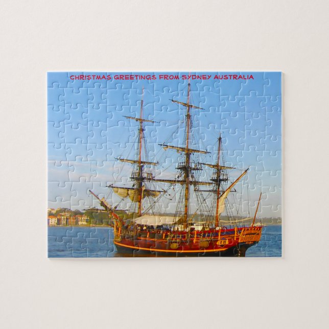 Puzzle Barco de Vela Réplica Histórica Sydney (Horizontal)