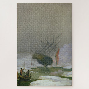 Puzzle Barco en el Océano Ártico - Caspar David Friedrich